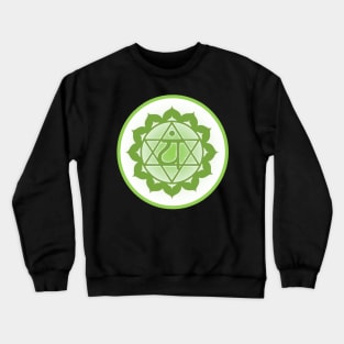 Love is key to all Heart Chakra- Bright Red Crewneck Sweatshirt